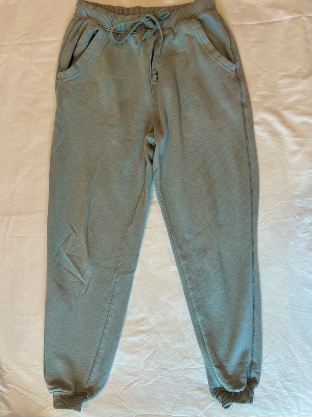 Aerie Women’s Slate Green Jogger Pants - Casual Drawstring Sweatpants